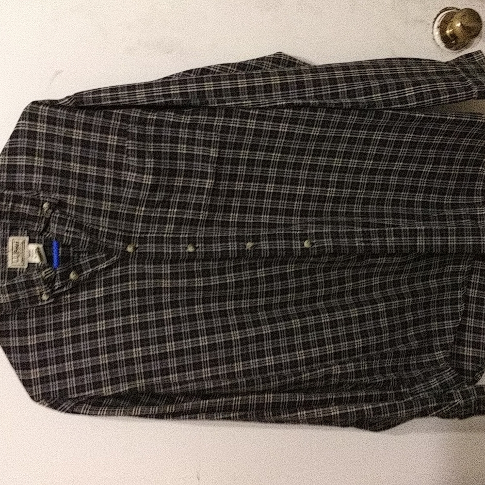 L.l. Bean long-sleeve button-up over shirt